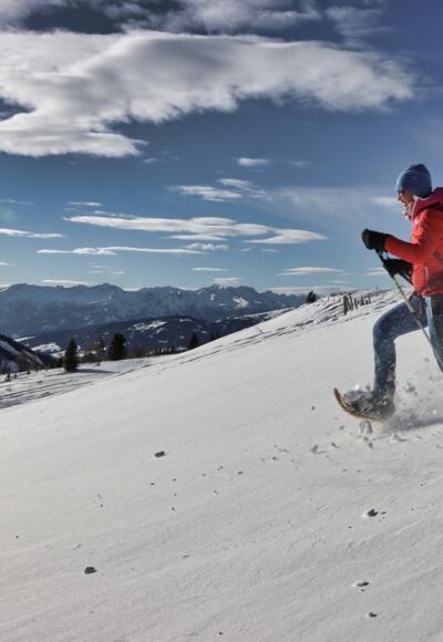 Tiefschnee auf der Blutigen Alm