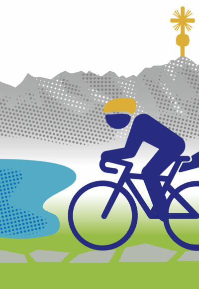 Tourensignet Gravelbiken mit Zugspitzblick