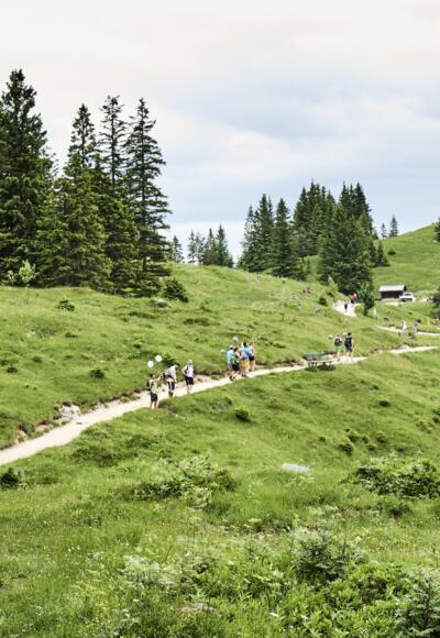 Wandergruppe am Kranzberg