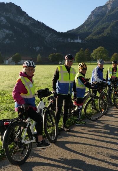bei Füssen mit Blick zu Neuschwanstein