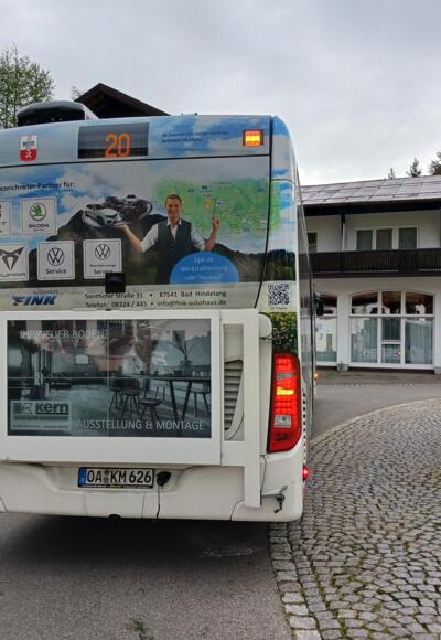 Bus 20 Endhaltestelle Gunzesried Säge