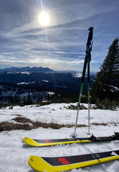 Ausblick auf die Loferer Steinberge