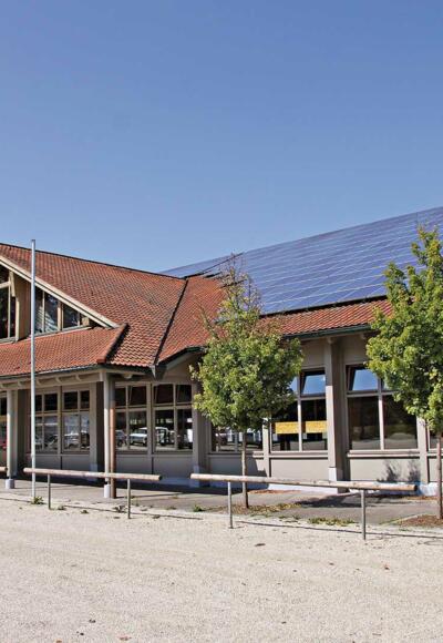 Stadthalle von aussen
