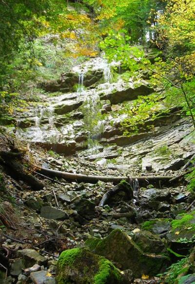 Wasserfall am Litzldorfer Bach