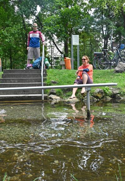 Rastplatz mit Kneipp-Anlage in Gröbenzell