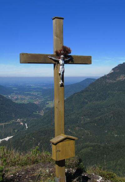 Der Adlerkopf, Blick nach Ruhpolding