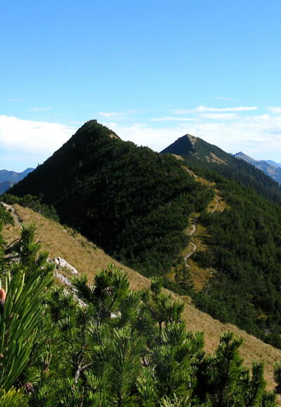 Traumhafte Gratwanderung über den Blaubergkamm zu unserem Ziel der Halserspitze!