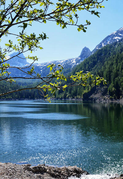 Der Dießbach-Stausee