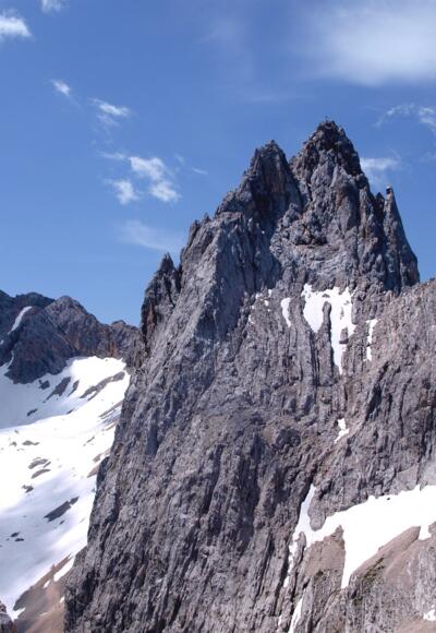Alle Dreitorspitzen von der Törlspitze gesehen