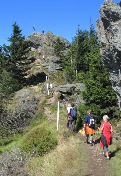 Die letzten Meter vor dem Ossergipfel