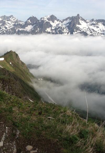 Ausblicke - Daumengruppe und Mindelheimer Klettersteig