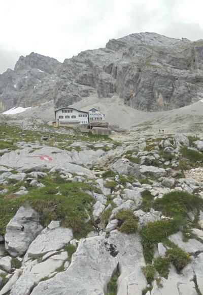 Aufstieg zur Knorrhütte - Kurz vor dem Ziel