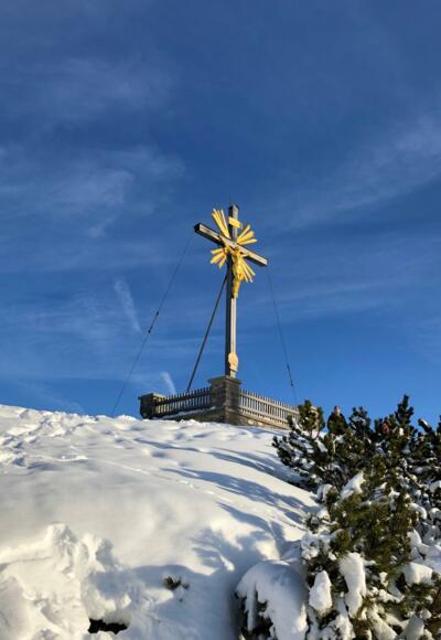 Gipfelkreuz am Wank