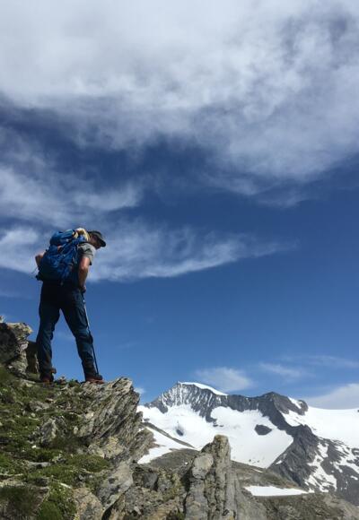 Die letzten 100hm mit Blick auf den Venediger
