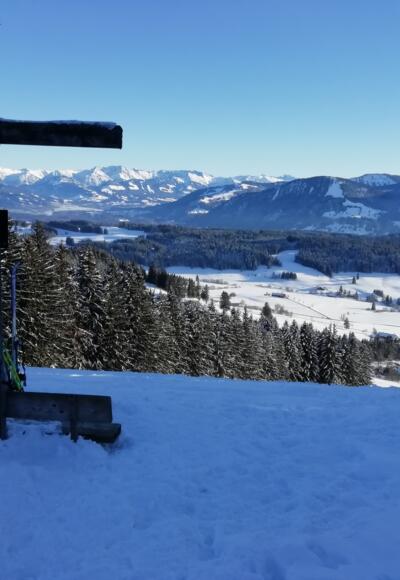 Kreuz beim Hauchenberg, Blick nach Börlas