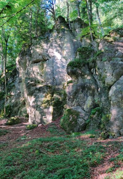 Kalkformationen im Vilstal