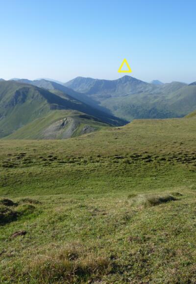 Überblick über den Gratverlauf zum Königstuhl