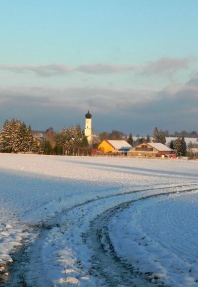 Blick auf Holzhausen