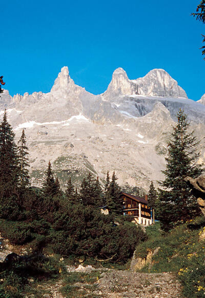 Drei Türme mit Lindauer Hütte