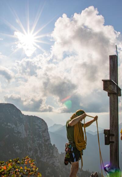 Aufm Osdgipfe konnma an Schdrigg dann zamdoa.