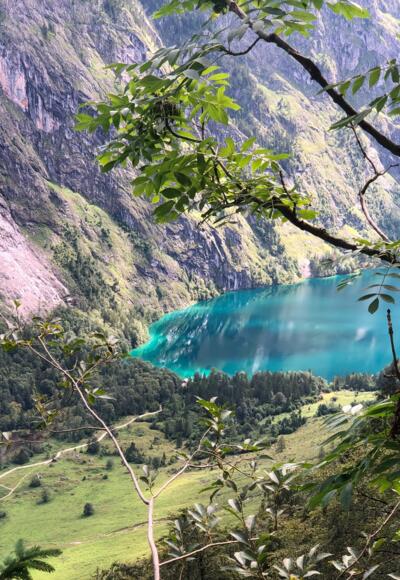Blick vom Sagerecksteig auf den Obersee