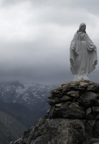 Maria in weis nach der Olpererhütte