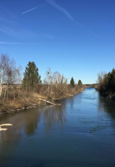 Loisachbrücke bei Kochel