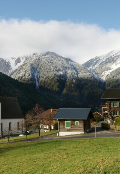Sankt Gallenkirch, Katholsiche Pfarrkirche Heiliger Gallus mit Friedhof