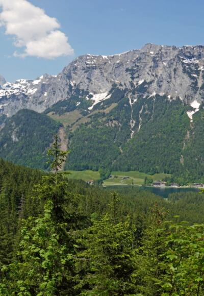 Der Hintersee am Fuße der Reiteralm
