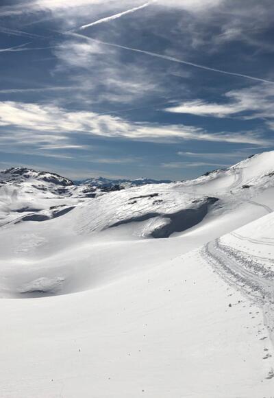 Rückblick zur Schartwand und Schubbühel