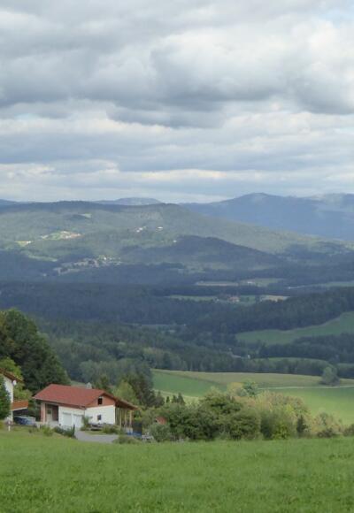 Blick von Kollnburg in den Bayer. Wald
