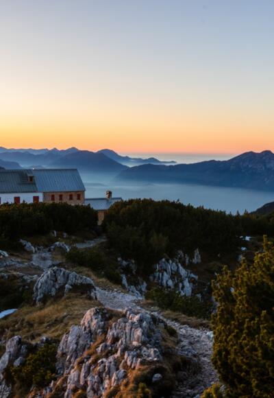 Abendstimmung am Stöhrhaus.
