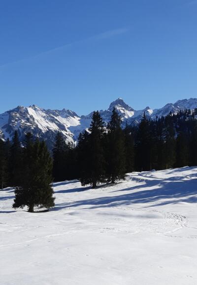 Ausblick entlang des Furkla-Höhenwanderweges