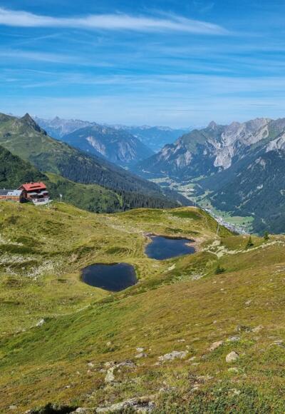 Kurz vor der Kaltenberg Hütte