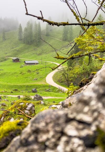Blick auf die Gotzentalalm