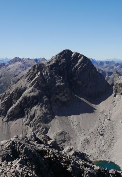 Blick auf den Großen Krottenkopf von der Marchspitze