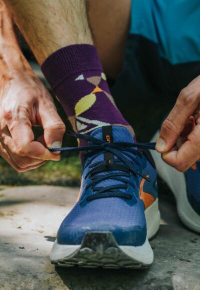 Mit den Brooks Divide 4 beim Trailrun auf den Mittag