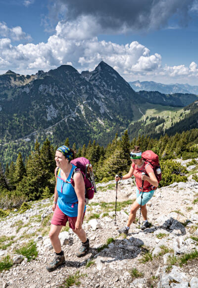Über die Hochsalwand geht es zum Wendelstein.