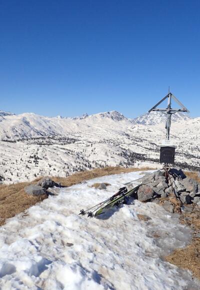 Hagengebirge, links vom Kreuz der Kahlersberg