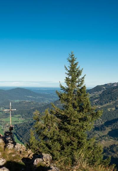 Blick von Sudelfeld zum Wendelstein
