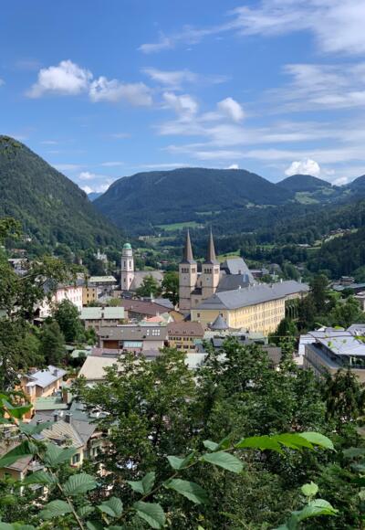 Ausblick über Berchtesgaden