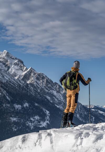 Auf Tourenskiern zum Hirschkaser am Hochschwarzeck