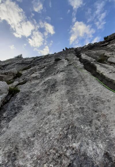 Am Einstieg zur grossen Wasserrille