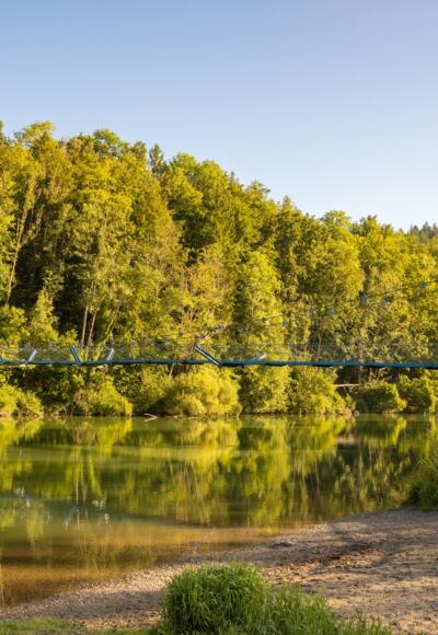Hängebrücke "Blaues Wunder"