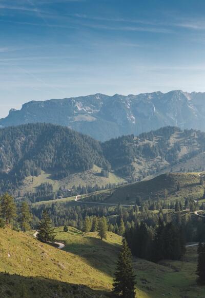 Scheffau_Hochegg_Blick auf Zahmen Kaiser_Wilder Kaiser