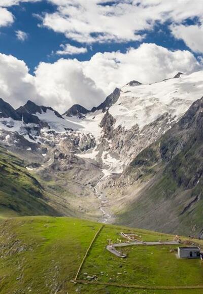Hohe Mut Alm mit Panorama