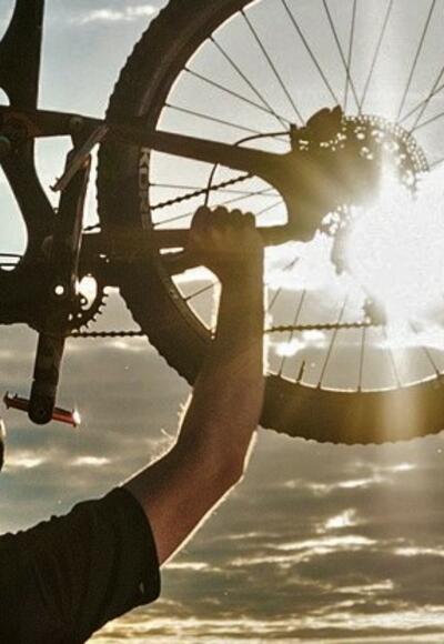 Abendstimmung beim Biken