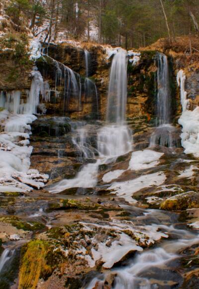 inzell frühling wasserfall weissbachfaelle
