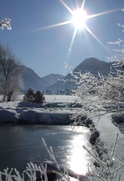 inzell winter landsschaft bach1