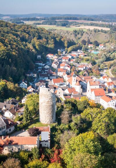 Altmannstein von oben